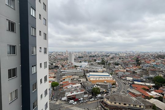 Quarto 1 Vista de apartamento para alugar com 2 quartos, 35m² em Santa Maria, Santo André