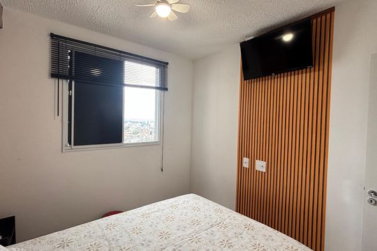 Quarto 1 de apartamento para alugar com 2 quartos, 35m² em Santa Maria, Santo André