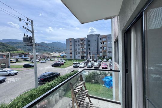Varanda de apartamento à venda com 2 quartos, 54m² em Vargem Pequena, Rio de Janeiro
