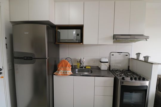 Cozinha de apartamento à venda com 1 quarto, 32m² em Vila Ema, São Paulo