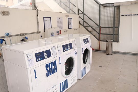 Área de Serviço de kitnet/studio para alugar com 1 quarto, 26m² em República, São Paulo