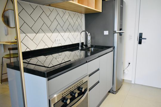 Cozinha de apartamento para alugar com 1 quarto, 37m² em Vila da Saúde, São Paulo