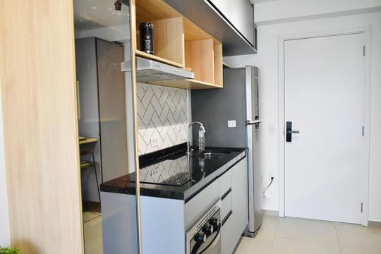Cozinha de apartamento para alugar com 1 quarto, 37m² em Vila da Saúde, São Paulo
