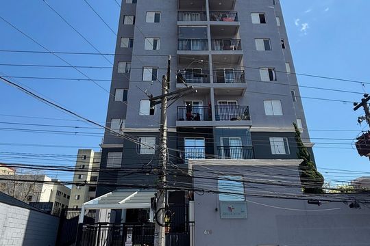 Fachada de apartamento à venda com 2 quartos, 57m² em Vila Homero Thon, Santo André