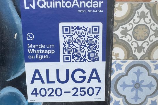 Plaquinha de apartamento para alugar com 1 quarto, 20m² em Aclimação, São Paulo