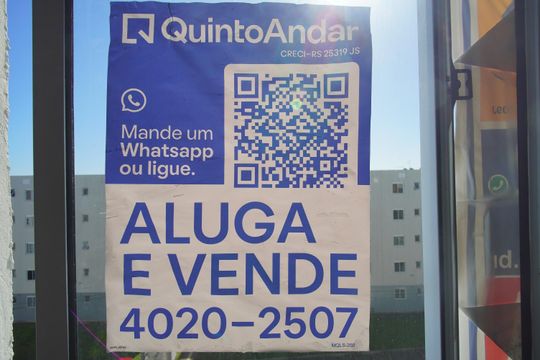 Placa de apartamento à venda com 2 quartos, 56m² em Canudos, Novo Hamburgo