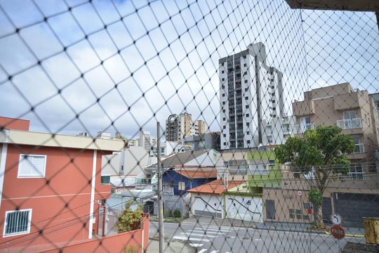Vista da Sacada de apartamento à venda com 2 quartos, 70m² em Vila Valparaíso, Santo André