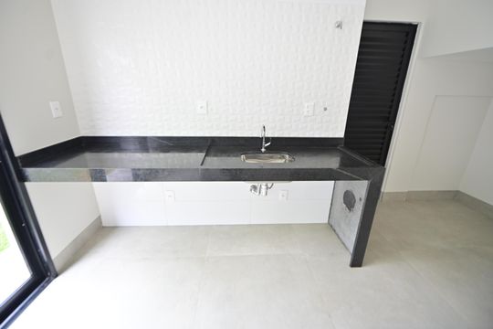 Cozinha de casa de condomínio para alugar com 3 quartos, 153m² em Vila Rosa, Goiânia