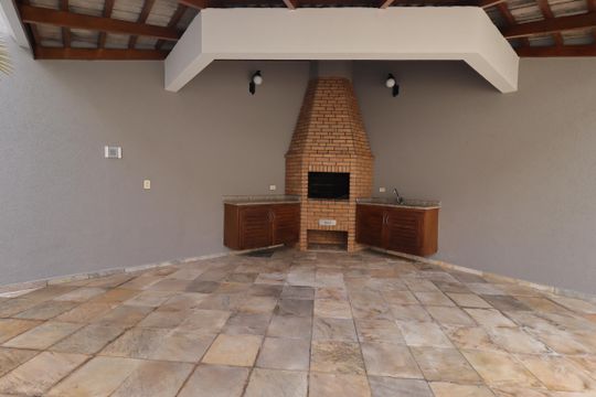 Área Gourmet de casa à venda com 4 quartos, 311m² em Vila Valparaíso, Santo André