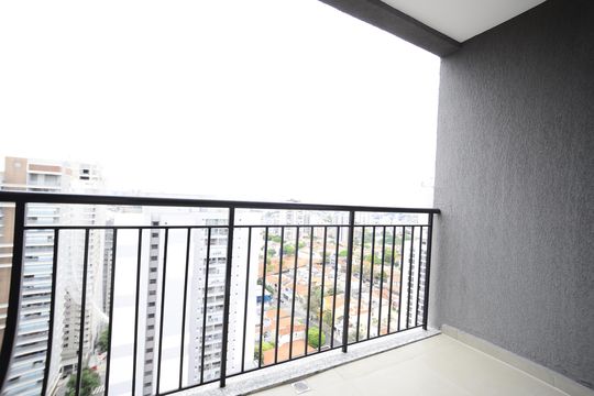 Varanda de kitnet/studio para alugar com 1 quarto, 29m² em Vila Mariana, São Paulo