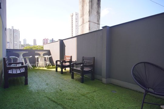 Terraço 1 de kitnet/studio para alugar com 1 quarto, 35m² em Centro, Novo Hamburgo