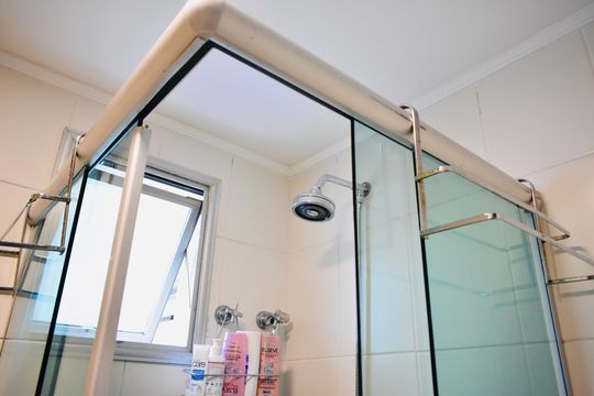 Banheiro da Suíte de apartamento à venda com 3 quartos, 116m² em Vila Monte Alegre, São Paulo