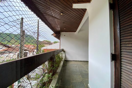 Varanda da Suíte de casa para alugar com 3 quartos, 200m² em Canto do Forte, Praia Grande
