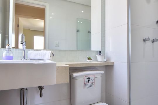 Banheiro de apartamento para alugar com 2 quartos, 55m² em Chacara Nossa Senhora do Bom Conselho, São Paulo