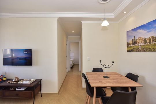 Sala de Jantar de apartamento para alugar com 2 quartos, 55m² em Chacara Nossa Senhora do Bom Conselho, São Paulo