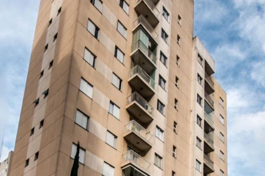 Fachada do bloco de apartamento à venda com 2 quartos, 48m² em Santa Maria, Osasco