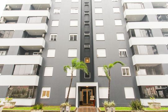 Fachada do bloco de apartamento à venda com 2 quartos, 61m² em Centro, Canoas