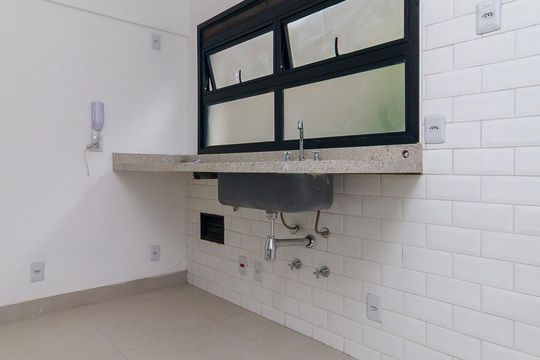 Cozinha de casa de condomínio à venda com 3 quartos, 107m² em Brooklin Novo, São Paulo