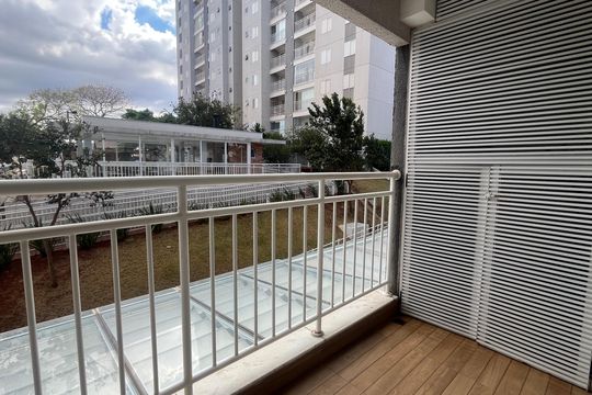 Varanda Sala de apartamento à venda com 2 quartos, 57m² em Fazenda Santa Cândida, Campinas