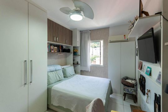 Suíte de apartamento à venda com 2 quartos, 70m² em Tijuca, Rio de Janeiro