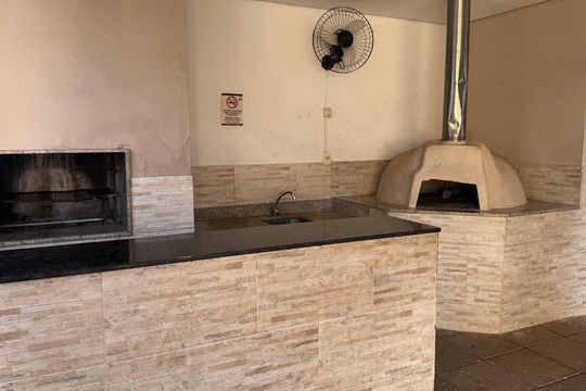 Área comum - Churrasqueira de apartamento à venda com 2 quartos, 5m² em Jardim Ipaussurama, Campinas
