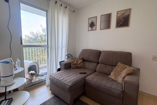 Sala de apartamento à venda com 2 quartos, 5m² em Jardim Ipaussurama, Campinas