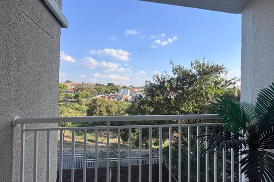 Varanda de apartamento à venda com 2 quartos, 5m² em Jardim Ipaussurama, Campinas