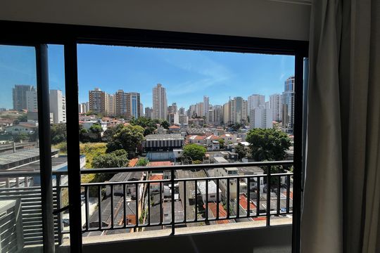 Varanda de kitnet/studio à venda com 1 quarto, 26m² em Santana, São Paulo