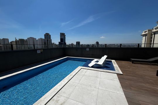 Área comum - Piscina de kitnet/studio à venda com 1 quarto, 26m² em Santana, São Paulo