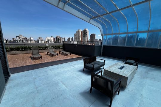 Área comum - Piscina de kitnet/studio à venda com 1 quarto, 26m² em Santana, São Paulo