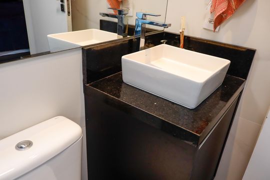 Banheiro da Suíte 2 de apartamento à venda com 2 quartos, 62m² em Bela Vista, Osasco