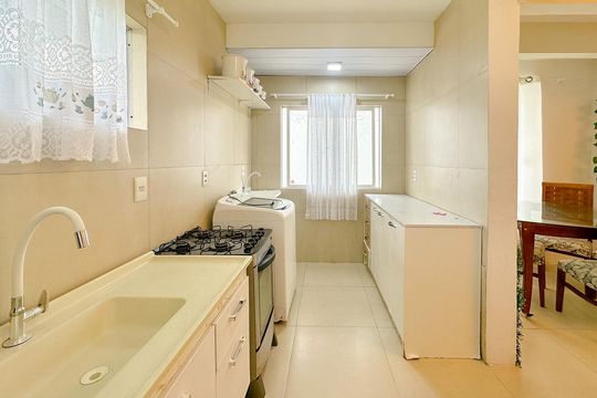 Cozinha de apartamento para alugar com 2 quartos, 65m² em Ingleses Norte, Florianópolis