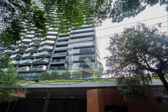 Fachada de apartamento à venda com 1 quarto, 54m² em Vila Olímpia, São Paulo