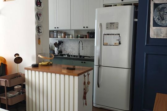 Sala de apartamento à venda com 2 quartos, 43m² em Jardim Monte Alegre, Taboão da Serra