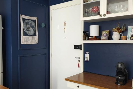 Sala de apartamento à venda com 2 quartos, 43m² em Jardim Monte Alegre, Taboão da Serra