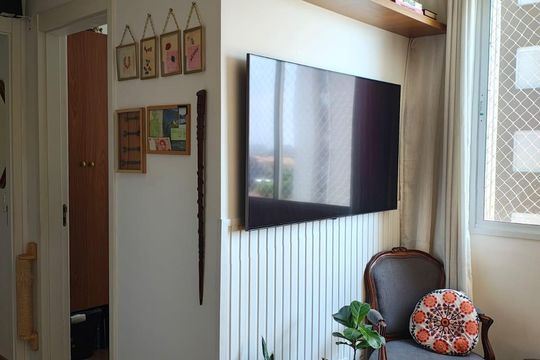 Sala de apartamento à venda com 2 quartos, 43m² em Jardim Monte Alegre, Taboão da Serra