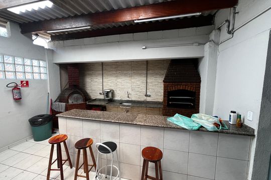 Área comum de apartamento à venda com 2 quartos, 54m² em Vila Amélia, São Paulo