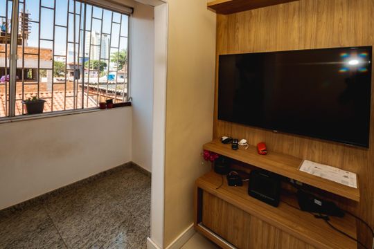 Sala de apartamento à venda com 3 quartos, 75m² em São Luiz, Belo Horizonte