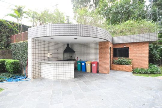Área comum - Churrasqueira de apartamento para alugar com 3 quartos, 145m² em Morumbi, São Paulo
