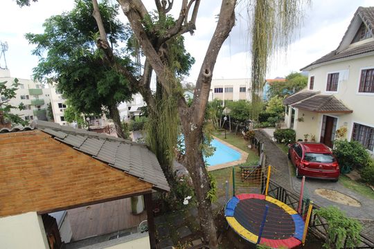 Quarto 2 - Vista de casa de condomínio à venda com 3 quartos, 121m² em Pechincha, Rio de Janeiro