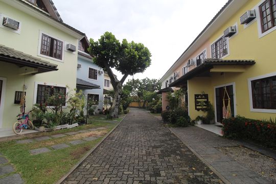 Área comum de casa de condomínio à venda com 3 quartos, 121m² em Pechincha, Rio de Janeiro
