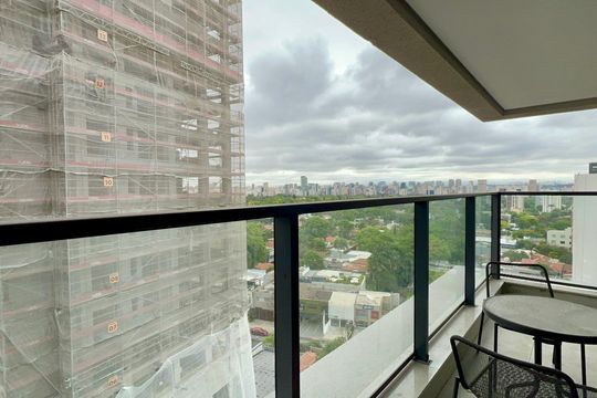 Varanda de apartamento à venda com 1 quarto, 41m² em Jardins, São Paulo