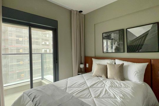 Suíte de apartamento à venda com 1 quarto, 41m² em Jardins, São Paulo