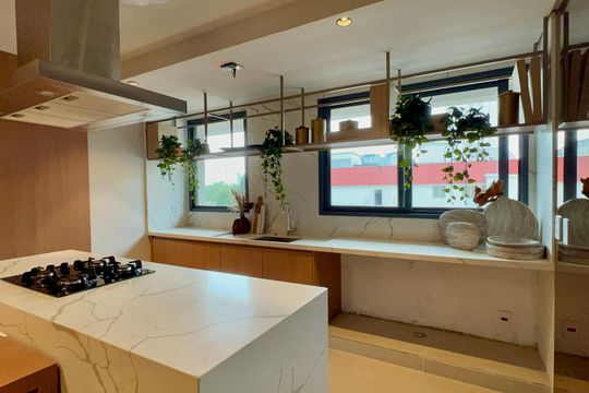 Área comum de apartamento à venda com 1 quarto, 41m² em Jardins, São Paulo