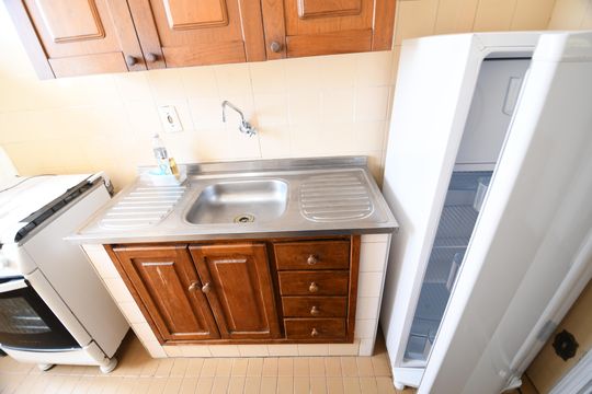 Cozinha de apartamento para alugar com 1 quarto, 35m² em Centro, Campinas