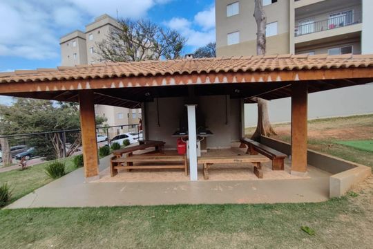 Área comum - Churrasqueira de apartamento à venda com 2 quartos, 51m² em Parque Fazendinha, Campinas