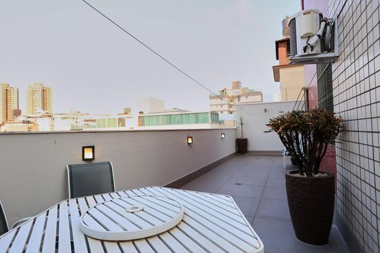 Área externa de apartamento à venda com 3 quartos, 254m² em Cidade Nova, Belo Horizonte