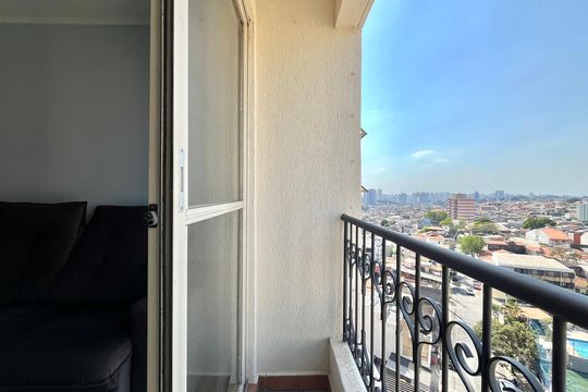 Varanda da Sala de apartamento à venda com 2 quartos, 53m² em Parque Jabaquara, São Paulo