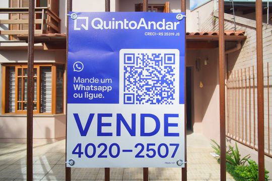 Placa de casa à venda com 3 quartos, 93m² em Ouro Branco, Novo Hamburgo