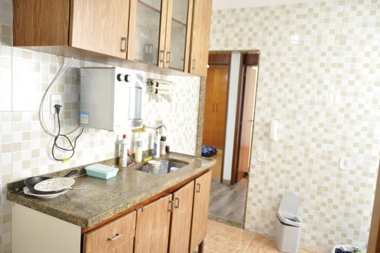 Cozinha de apartamento à venda com 3 quartos, 66m² em Engenho Novo, Rio de Janeiro
